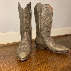 Frye Billy Stitch Pull On Boots in Gray 7.5 B